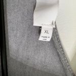 ASTR The Label Heathered Gray Knotted Tie Waist Crop Tank Top Size XL Photo 3