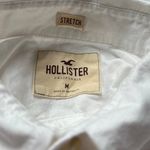 Hollister White Collared Button Down Photo 2