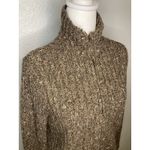 Charter Club  Wool Blend Sweater P SM Brown Cardigan Fisherman Nordic Fair Isle Photo 1