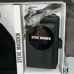 Steve Madden  2 Piece Gift Set~Black Pom Beanie & Black Crossbody‎ Purse~New~$88 Photo 2