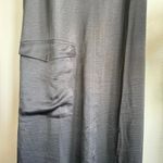 DKNY Black V-Neck Oversize Maxi Dress with Cargo Pocket Size XL NWT Photo 7
