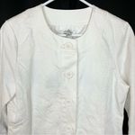 Coldwater Creek Women’s White All Over Stitch DTL Jacket 8 NWT Photo 1