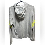 Adidas  GRAY AND NEON YELLOW ZIP UP HOODIE JACKET Photo 1