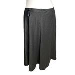 White House | Black Market  Aline Drama Ankle Skirt Dark Gray Size 10 Photo 1