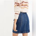 Madewell Stretch Denim Straight Mini Skirt in Pfeiffer Wash Size 26 Photo 1