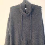 POL NWT Gray Teddy Sherpa Cowl Neck Pull Over Sweater Long Sleeve Size M Photo 2