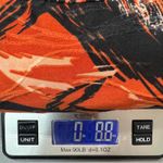 Emily Daniels Colorful Top Womens 3X Stretch Modest Career Workwear Art to Wear Orange Photo 12