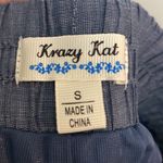 Krazy Kat  women’s gray boho lace maxi skirt size S Photo 5