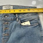 NWT Creative Soul Jeans Womens 7/8 28x22 Blue Light Wash Faded Straight Leg Size 28 Photo 4