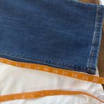 J.Jill High Rise Straight Leg Jeans Size 14 Stretch Whisker Casual Dark Wash Photo 7