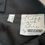 Moschino  | Cheap & Chic Black Wool Skirt Photo 2