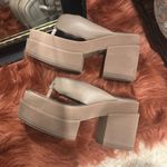 Paloma Barcelo Tan Platform Shoes Size 9 Photo 5