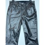 Gap Vintage Slim High Rise Faux Leather Pants Black Size 29/8R Photo 1