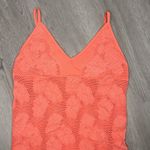NWT Spaghetti Strap Coral Pink Sheer Body Suit Size M/L Size L Photo 1
