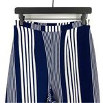 Show Me Your Mumu Eli's Wide Leg Striped Trousers Navy Blue White M Photo 1