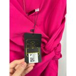 Women’s FQA Small Magenta Evening Dress with Ruffled Knot Design Pink Size undefined Photo 5