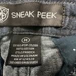 Sneak Peek Cuffed Stretch Mid Rise Denim Shorts Size M Blue Size M Photo 2