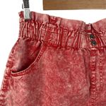 Wild Fable  High -Rise Pull-On Paperbag Shorts Dark Orange Cuffed Summer Medium Photo 2