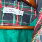 Vineyard Vines  Tartan Plaid Puffer Vest Jet Black pockets warm Women's size XS Photo 6