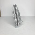 Lug Flash Cosmetic Pouch Silver Lay Flat Makeup Bag Case Photo 3