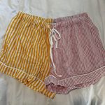 Rails Pajamas Pink And Yellow Striped Size Medium Photo 4