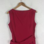 Diane Von Furstenberg  New Della Mini Dress Size 10 Wrapped Drape Tie Pink Barbie Photo 12