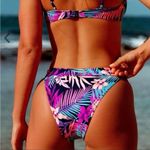Blackbough ✨ Miami Nights Neon Tropical Print Bikini in Sz Small✨ Photo 2