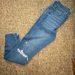 EXPRESS Women's Skinny Jeans in Blue Photo 1