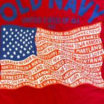 Old Navy Women's XXL Everywear Red Sleeveless Tank Top Shirt Flag States USA Photo 5