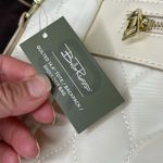 NWT Bella Russo Quilted Tote/ Backpack/ Shoulder bag 14.4" Off White Beige Photo 2