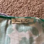 Vine & Love Stay Beautiful Balloon Sleeve Floral Blouse : Green/Ivory Photo 3