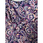 Lands' End  Underwire Floral Paisley Tankini Top Swimsuit Bathing Suit Size 10 Photo 4