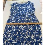 Boden Filigree Florrie Floral Short Sleeve Midi Jersey Dress White/Blue 16 Photo 9