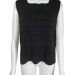 Geoffrey Beene women's XL black stretchy sleeveless casual top spring summer Photo 0