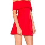LPA x Revolve off the shoulder red mini dress size medium Photo 0