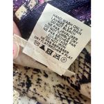 Muche Muchette Snakeskin Print Lace Trim Sleeveless Cami Tank Top Size M/L Tan Size M Photo 5