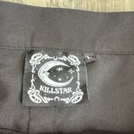 KILLSTAR  Black Skater Skirt with Zipper and Straps Photo 1