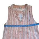 Faherty  Isha Organic Cotton‎ Dress Striped Sleeveless Casual Pockets Size S Photo 4