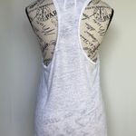 Koral Activewear white linen burnout tank top size XS extra small S small Photo 2