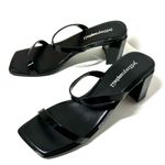 Jeffrey Campbell  Jamm-3 Jelly Black Slides Size 6 Photo 1