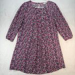 Boden Mini Dress Floral Print 3/4 Sleeve Casual Pink White Black‎ US 12 Photo 0
