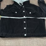 No Boundaries  Black Corduroy Jacket with Gray Hoodie Insert Size 3X Photo 6