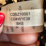 Calvin Klein Women's Dress Sweater Dress Houndstooth Black & White Zip Back Photo 6