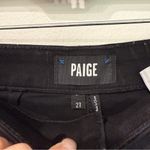 Paige  Meadow Coated Utility Button Front Midi Skirt in Black Fog 27 Photo 3