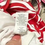 Apt. 9  Swimsuit Red White Tropical Palm One Piece Petites L Large PL New Photo 5