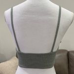 Mable Elegant Sage Olive Green Crop Knit Sweater Top Size M/L Size M Photo 5