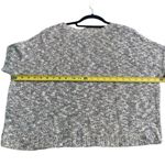 Vince Women's Size S Boxy Chunky Knit Sweater Gray Marl Linen Blend Contemporary Photo 7