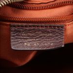 Salvatore Ferragamo TAN & BROWN DISTRESSED EMBOSSED LEATHER W/GANCINI FRINGE Photo 13