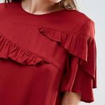 ASOS New  Short Sleeve Drop Waist‎ Dress with Ruffles Photo 8