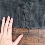 BDG • frayed hem corduroy mini skirt dark green raw hem Urban Outfitters Y2K Photo 6
